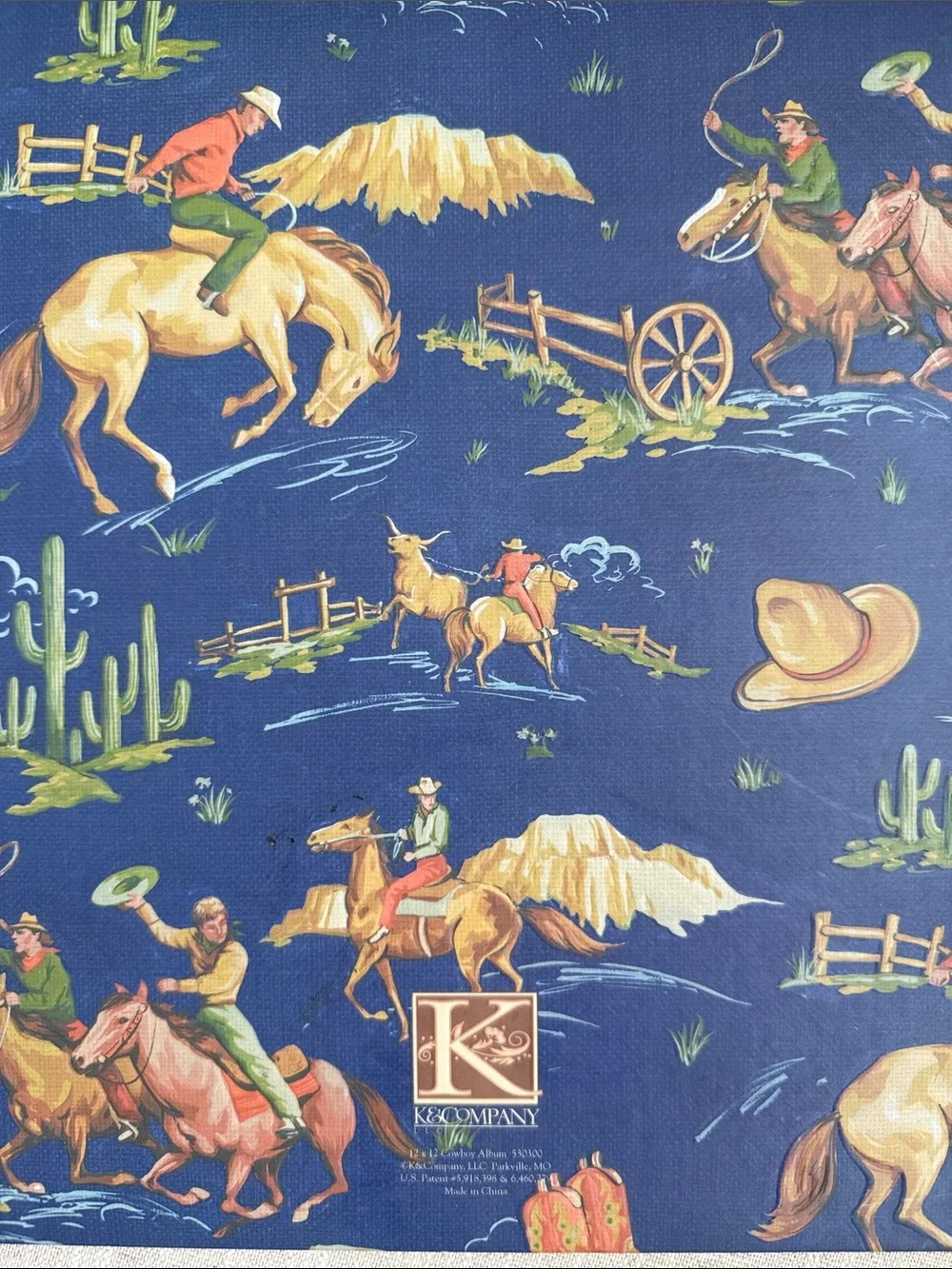 K&Company Western Cowboy Scrape book Photo Album